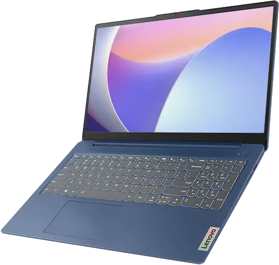 Lenovo-Laptop-aufgeklappt