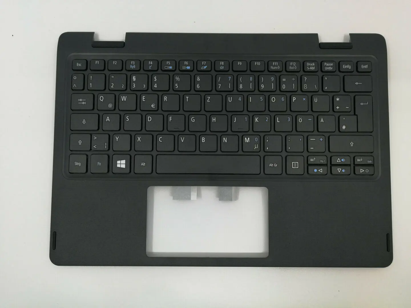 Acer Original V139330AK1 Tastatur inkl. Topcase DE, Schwarz, für Aspire Serie
