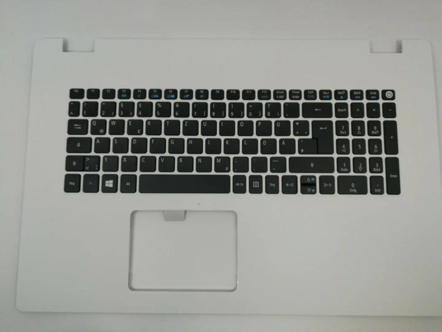 Acer Original LV5T_A50B Tastatur inkl. Topcase DE, Weiß, für Aspire Serie E5-772