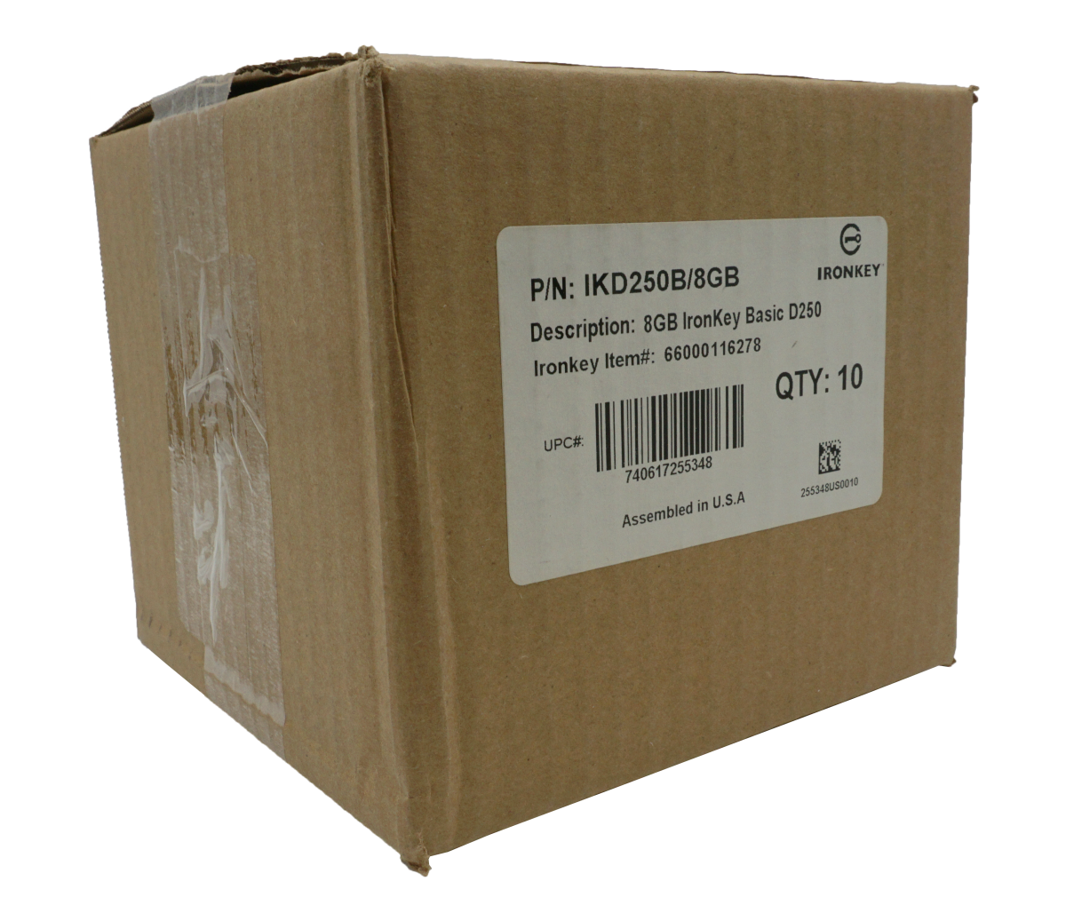 10x IRONKEY IMATION D250 8 GB Secure USB DRIVE mit Passwort Schutz Bundle Box